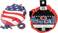 Stars & Stripes Towable Tube for Boating - 1-4 Rider Options