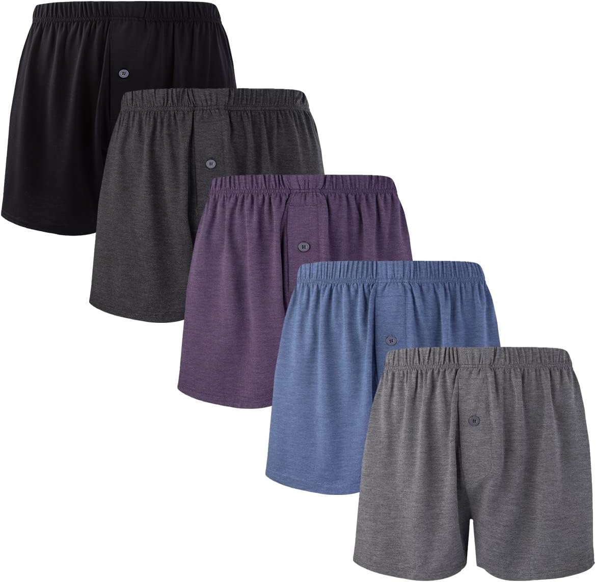 Bamboo Cool Mens Boxers Short Classic Fit Soft Casual Underwear