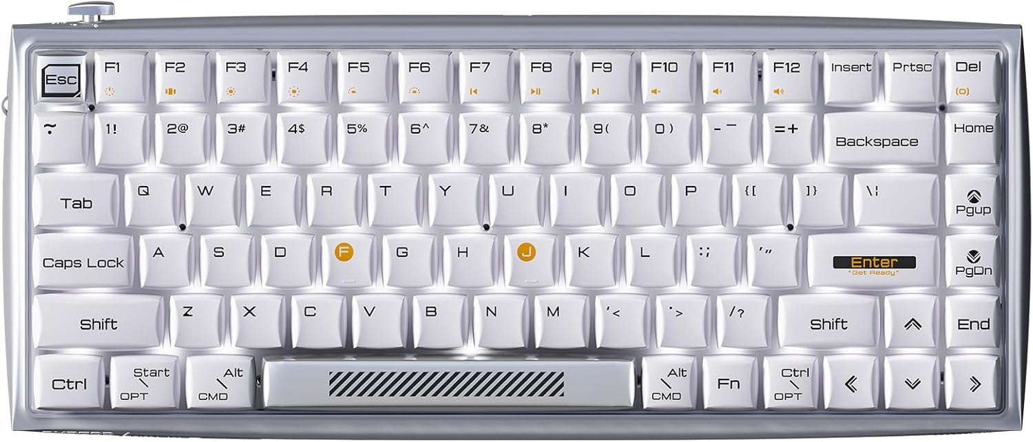 Durgod K710 Wireless Keyboard - Multi-Device Easy-Switch, Tactile Brown Switch