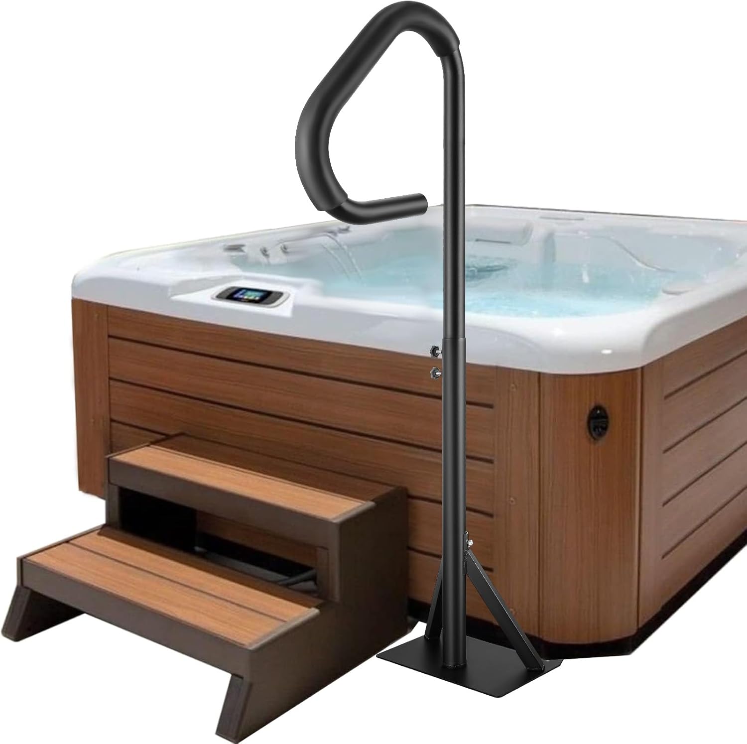 VEVOR Hot Tub Handrail - Adjustable 360 Rotatable Spa Side Rail