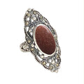 Pure 925 Sterling Silver Turquoise Ring for Women US 5 - Boho