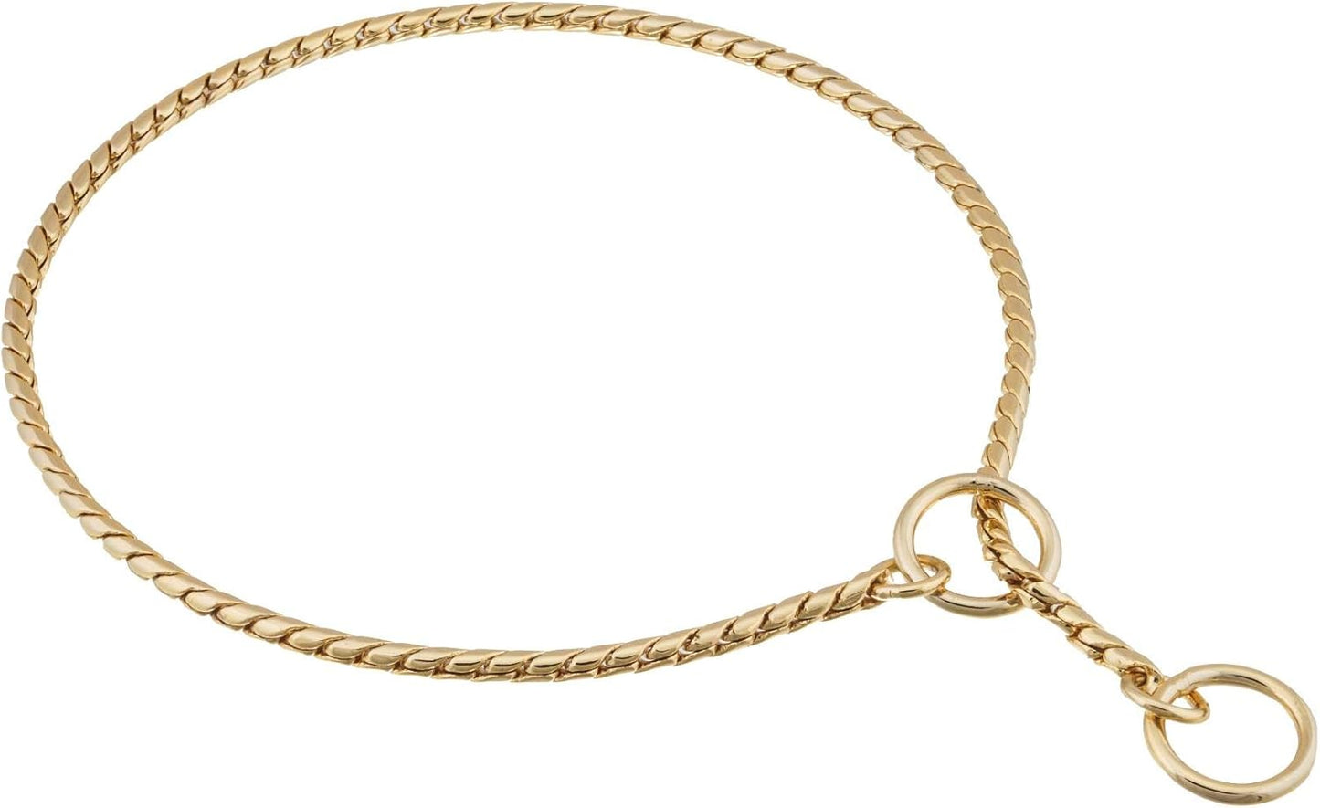 Alvalley Metal Chain Dog Show Collar - Elegant Slip Collar