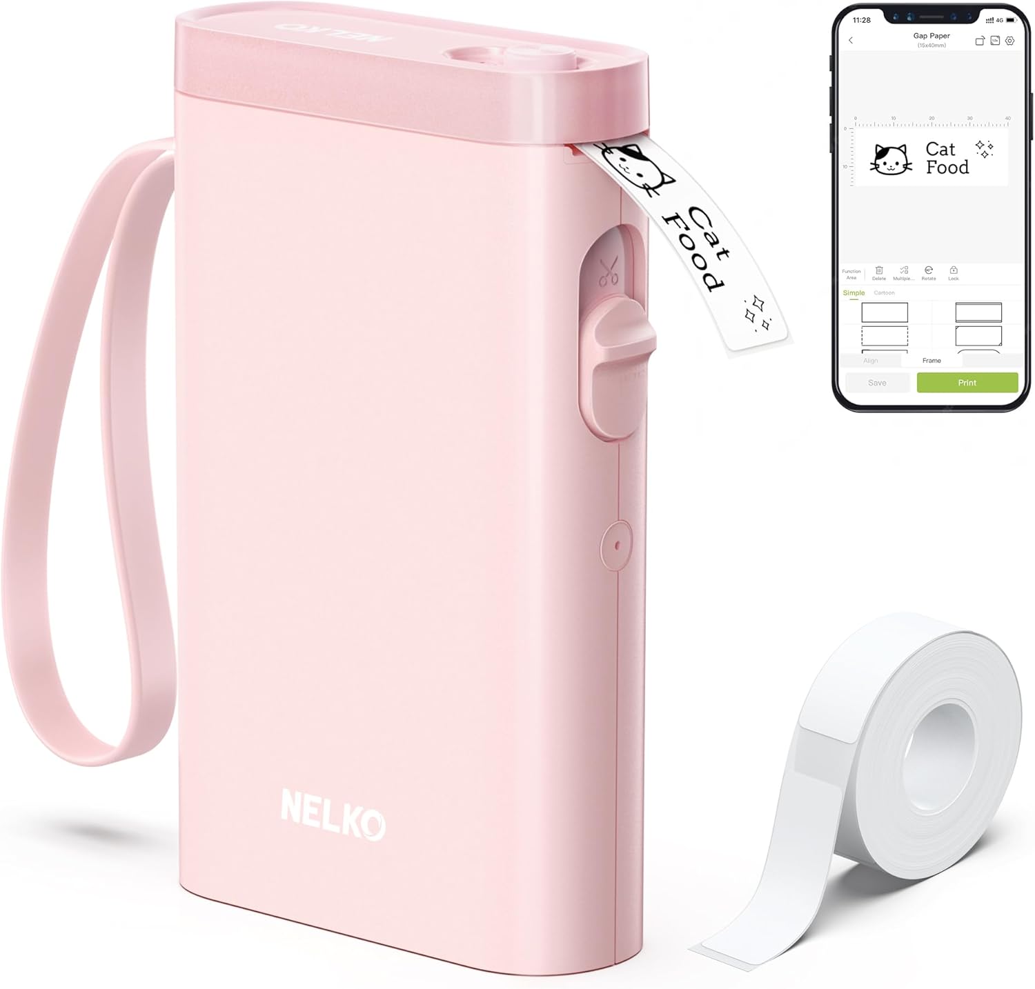 Nelko P21 Bluetooth Label Maker for Home Office School Use