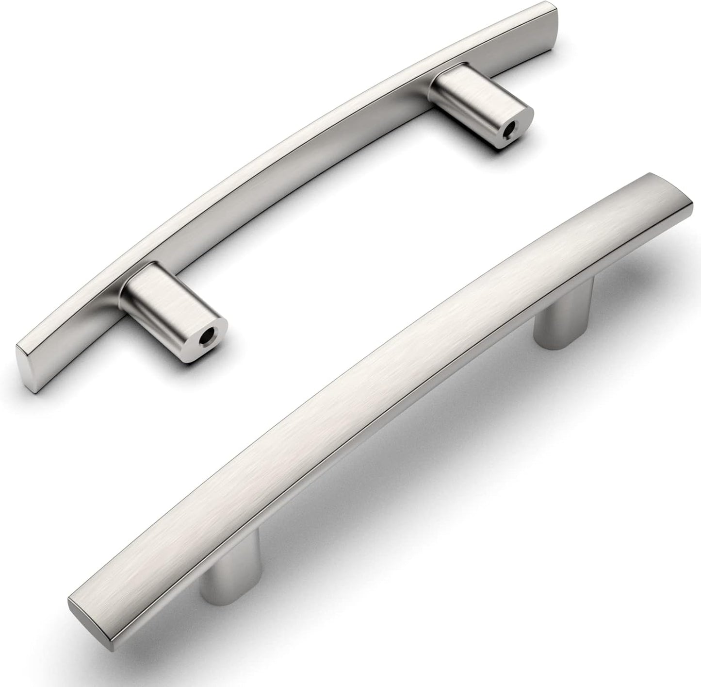 Amerdeco 25 Pack Brushed Satin Nickel 3 Inch Kitchen Cabinet Pulls