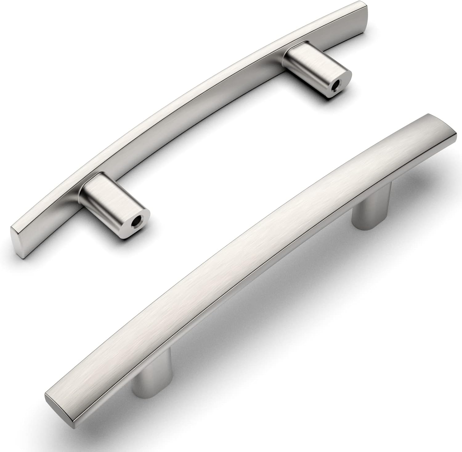 Amerdeco 25 Pack Brushed Satin Nickel 3 Inch Kitchen Cabinet Pulls