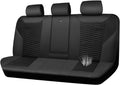 CAR PASS 3D Foam Mesh Leather Back Bench Seat Covers - Breathable Fit