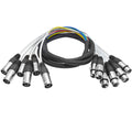 Seismic Audio SARLX-6x6 6-Channel XLR Snake Cable - 6 ft