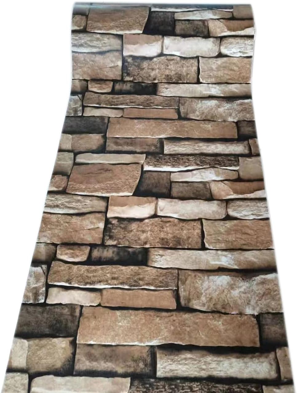 Stone Wallpaper Self-Adhesive Peel and Stick for Home Decor
