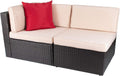 Patio Furniture Sectional Corner Sofa Set - Comfortable Outdoor Couch