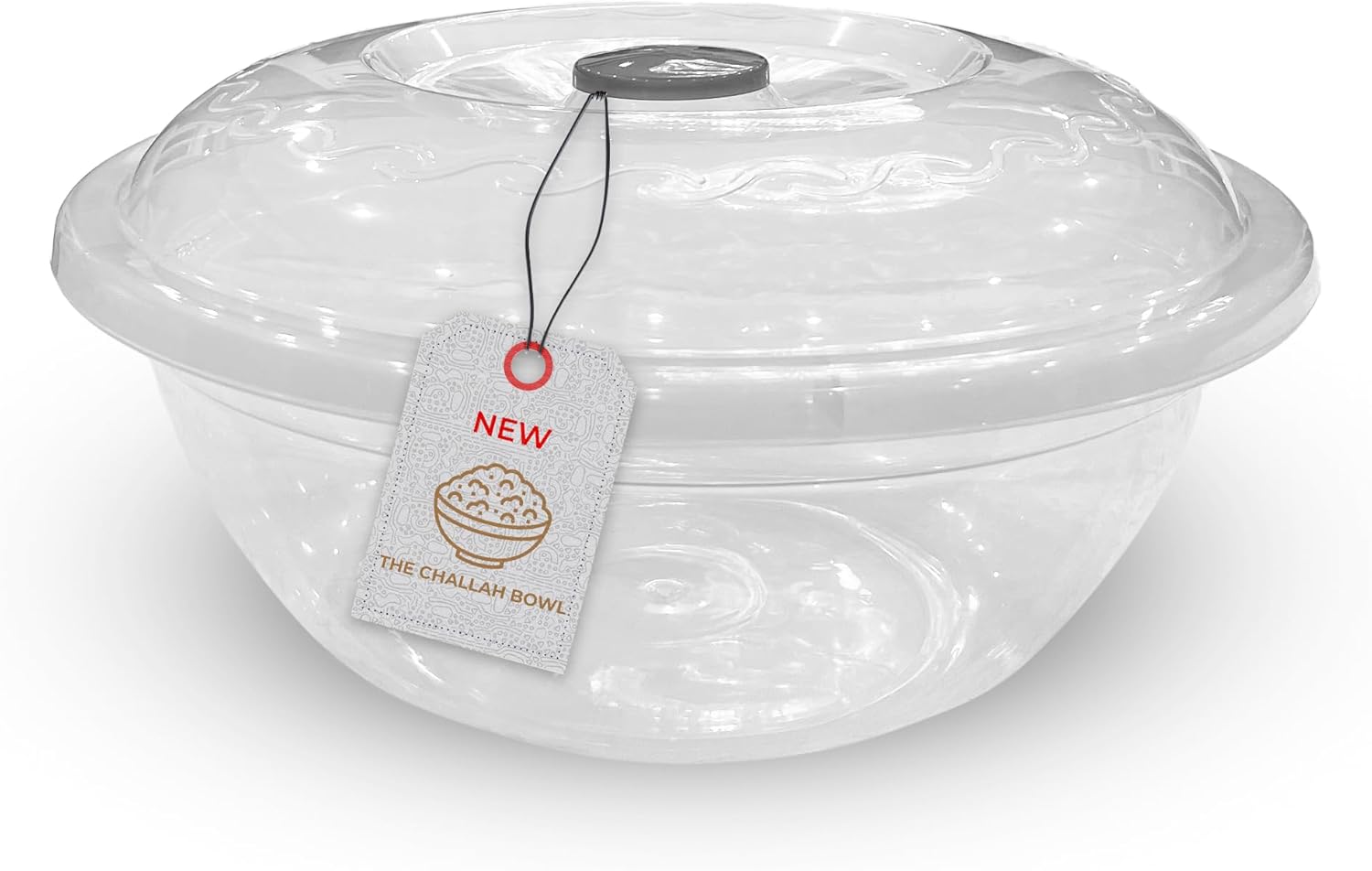The Challah Bowl with Lid - Perfect Dough Riser for Baking