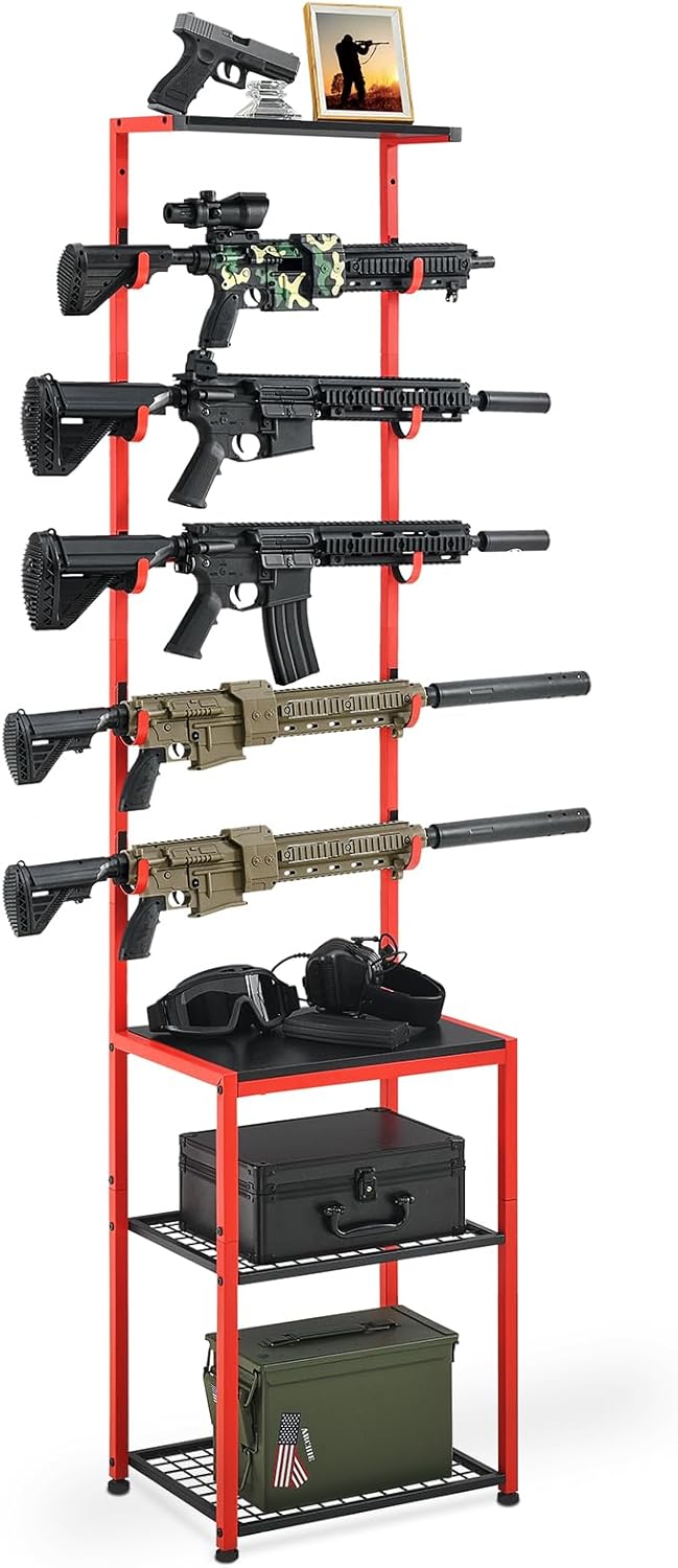 Indoor Gun Racks for Wall Mount and Floor Display Stand