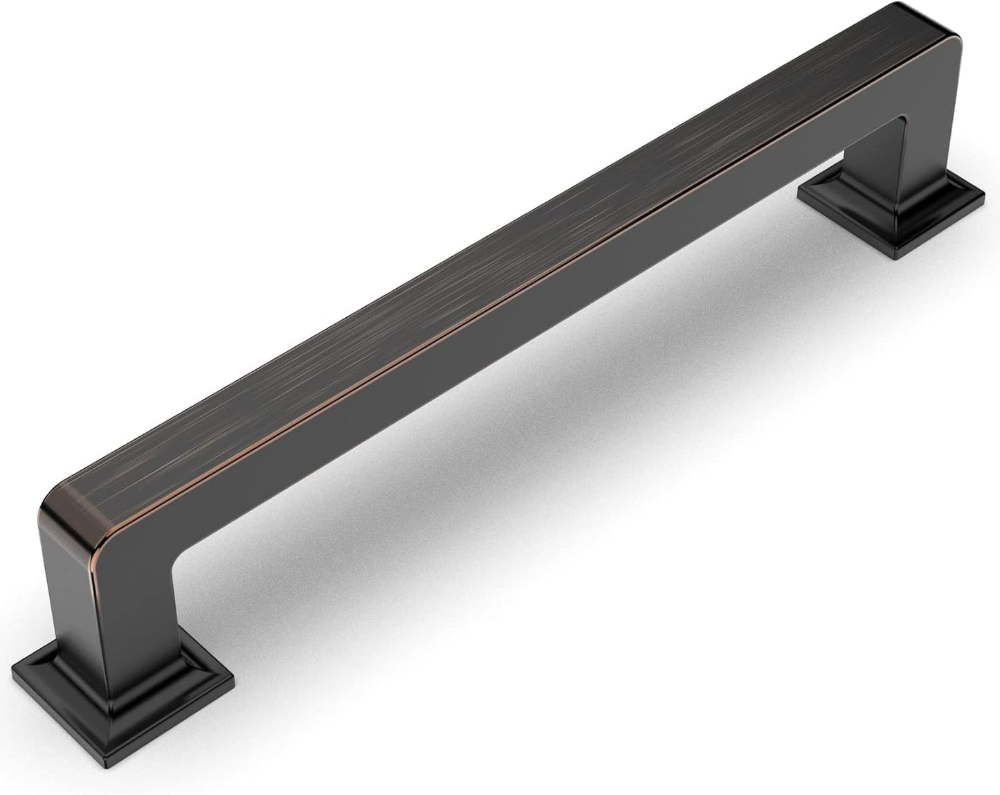 Amerdeco 10 Pack Oil Rubbed Bronze Cabinet Pulls for Kitchen