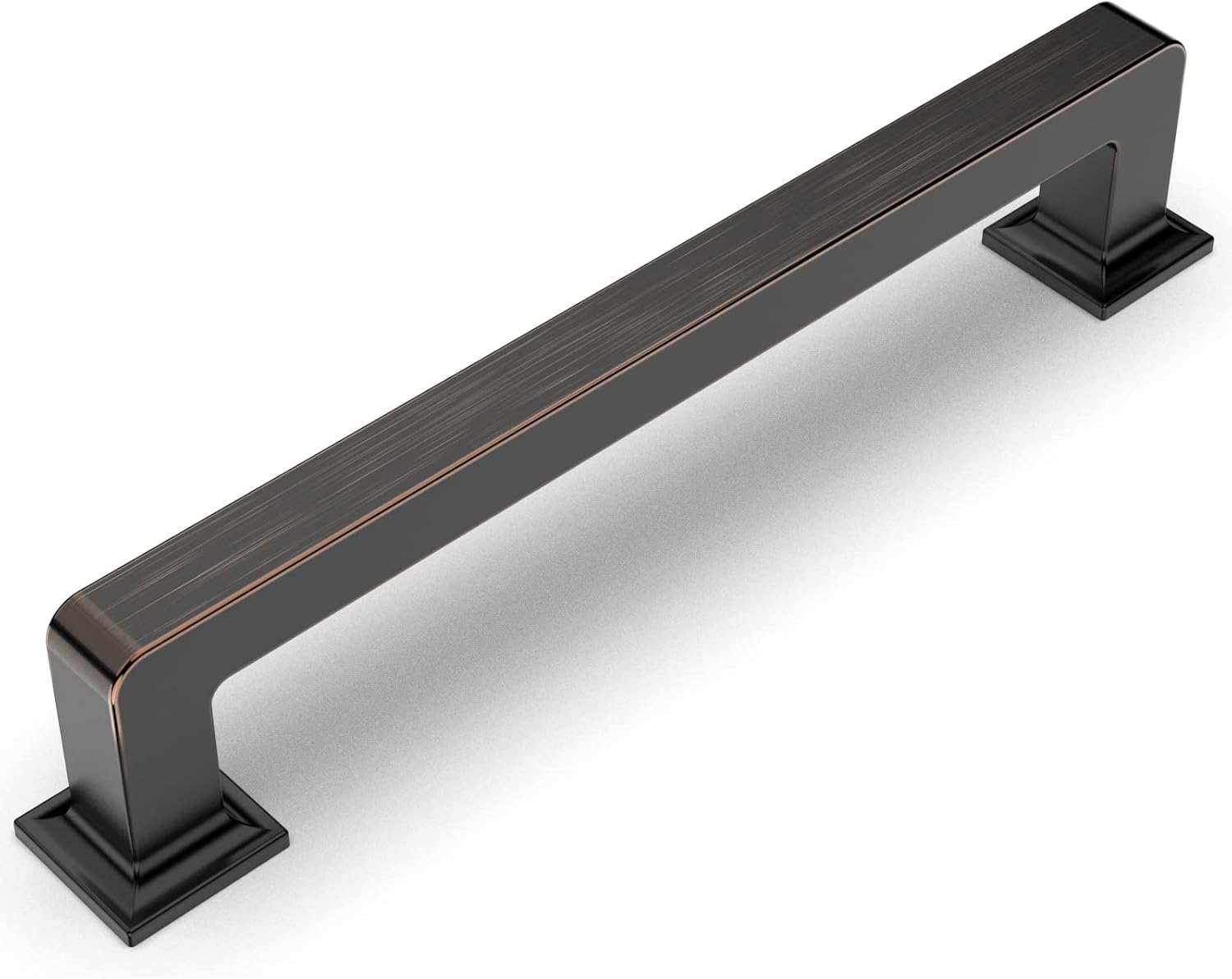 Amerdeco 10 Pack Oil Rubbed Bronze Cabinet Pulls for Kitchen