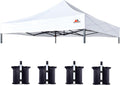 SCOCANOPY Commercial 10x10 Replacement Canopy Top - 100% Waterproof
