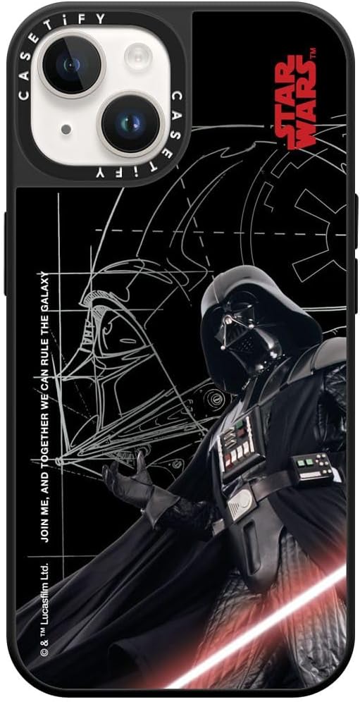 CASETiFY Mirror iPhone 14 Case with Darth Vader Design