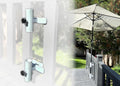 Patio Umbrella Holder - Rail-Mount Space Saving Umbrella Base