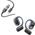 Baseus 100W USB C Cable & Open-Ear Earbuds: Hi-Res Audio, Rich Bass