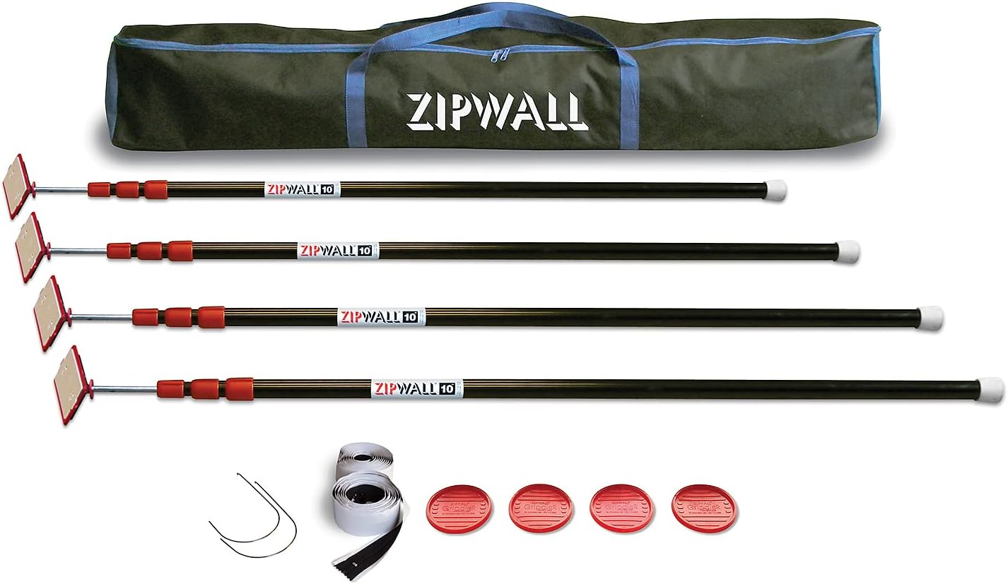 ZipWall Dust Barrier Plastic Sheeting and Zipper Door Kit Review