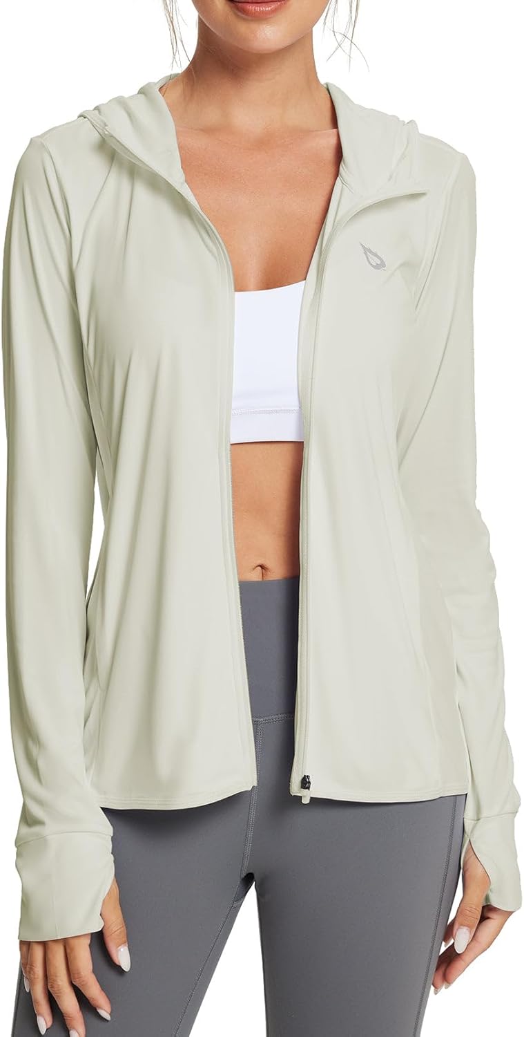 Baleaf Women's Sun Protection Jacket Hoodie for Outdoor Activities