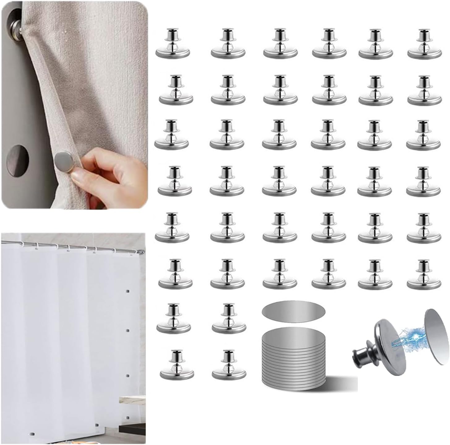 Stop Light Leaks with Tonnali Curtain Magnets!