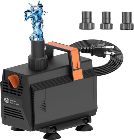 AquaMiracle 1050GPH Submersible Water Pump for Aquatic Use