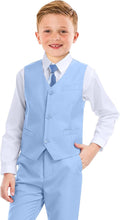 Boys Formal Suit 5 Piece Set for Teens and Toddlers - Classic Look