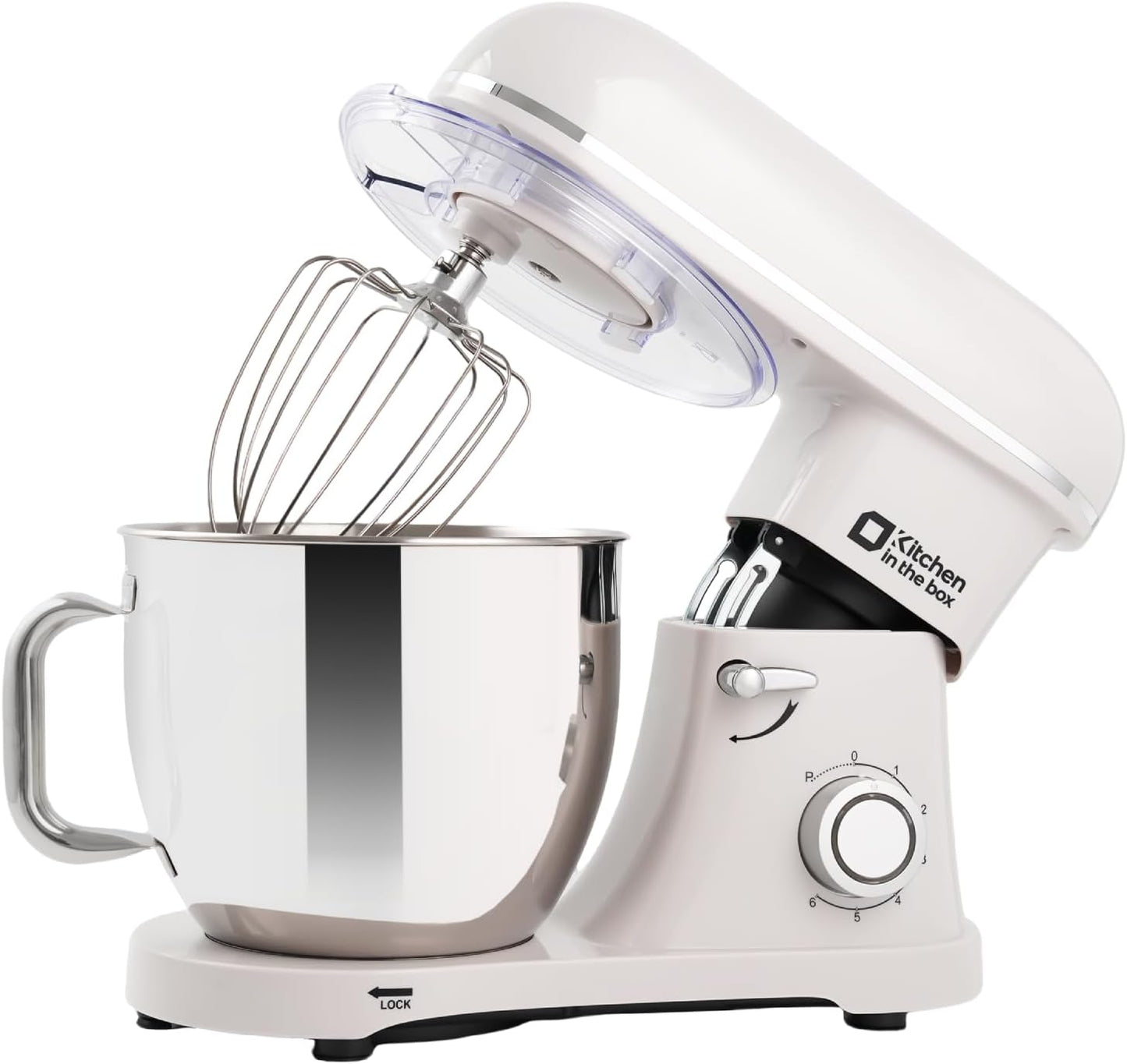 900 Watt Stand Mixer with 6.5 Quart Bowl for Heavy Dough