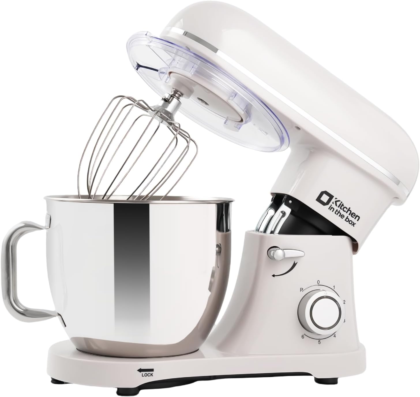 900 Watt Stand Mixer with 6.5 Quart Bowl for Heavy Dough