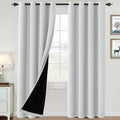 Blackout Curtains 84 in Length - Full Light Blocking Thermal Panels