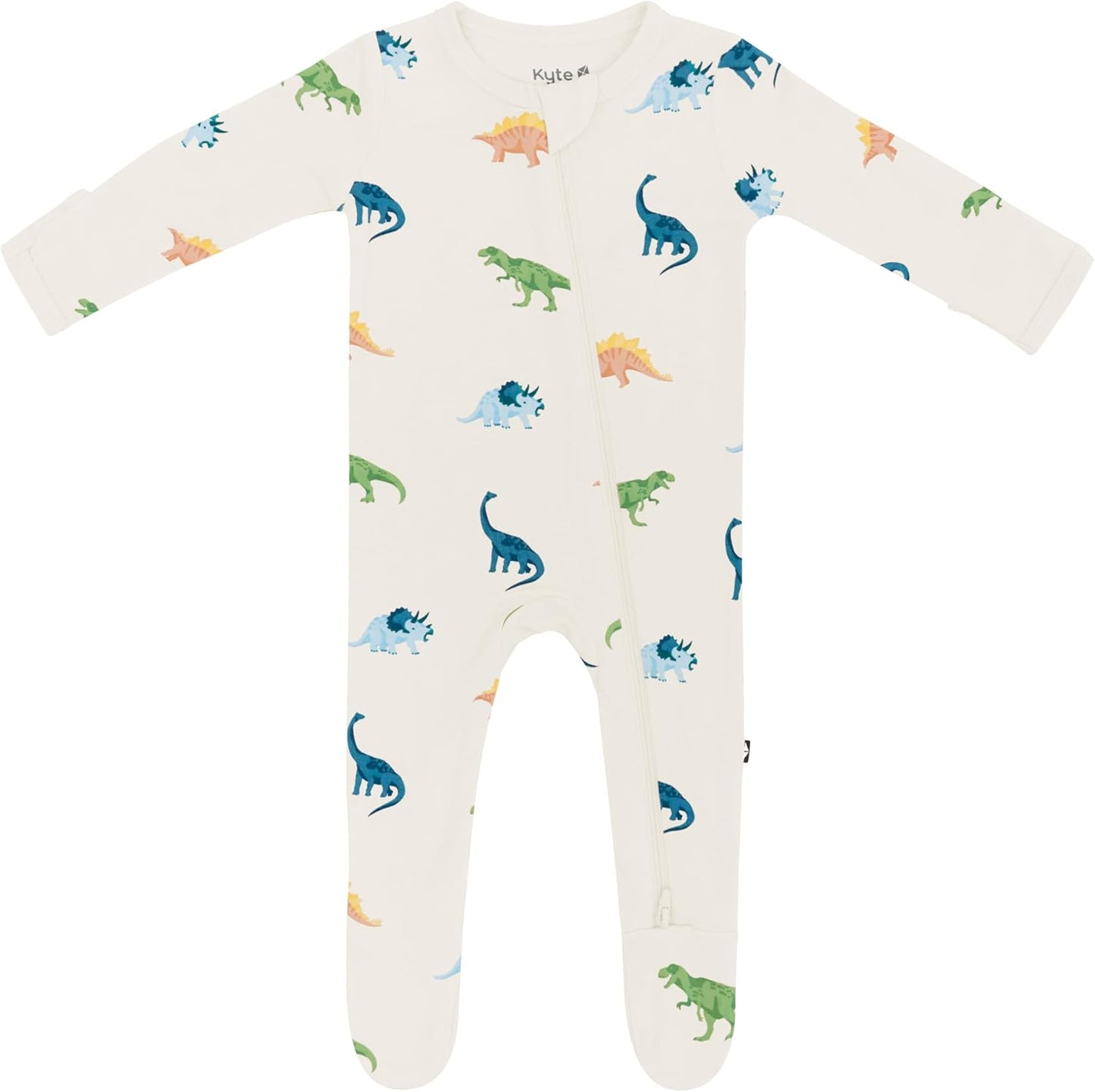 KYTE BABY Unisex Zipper Closure Footies for Infants 0-24 Months