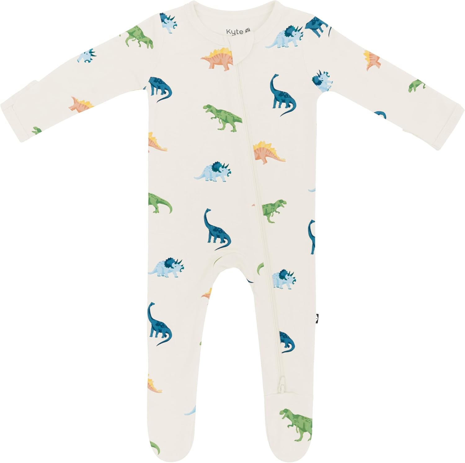 KYTE BABY Unisex Zipper Closure Footies for Infants 0-24 Months