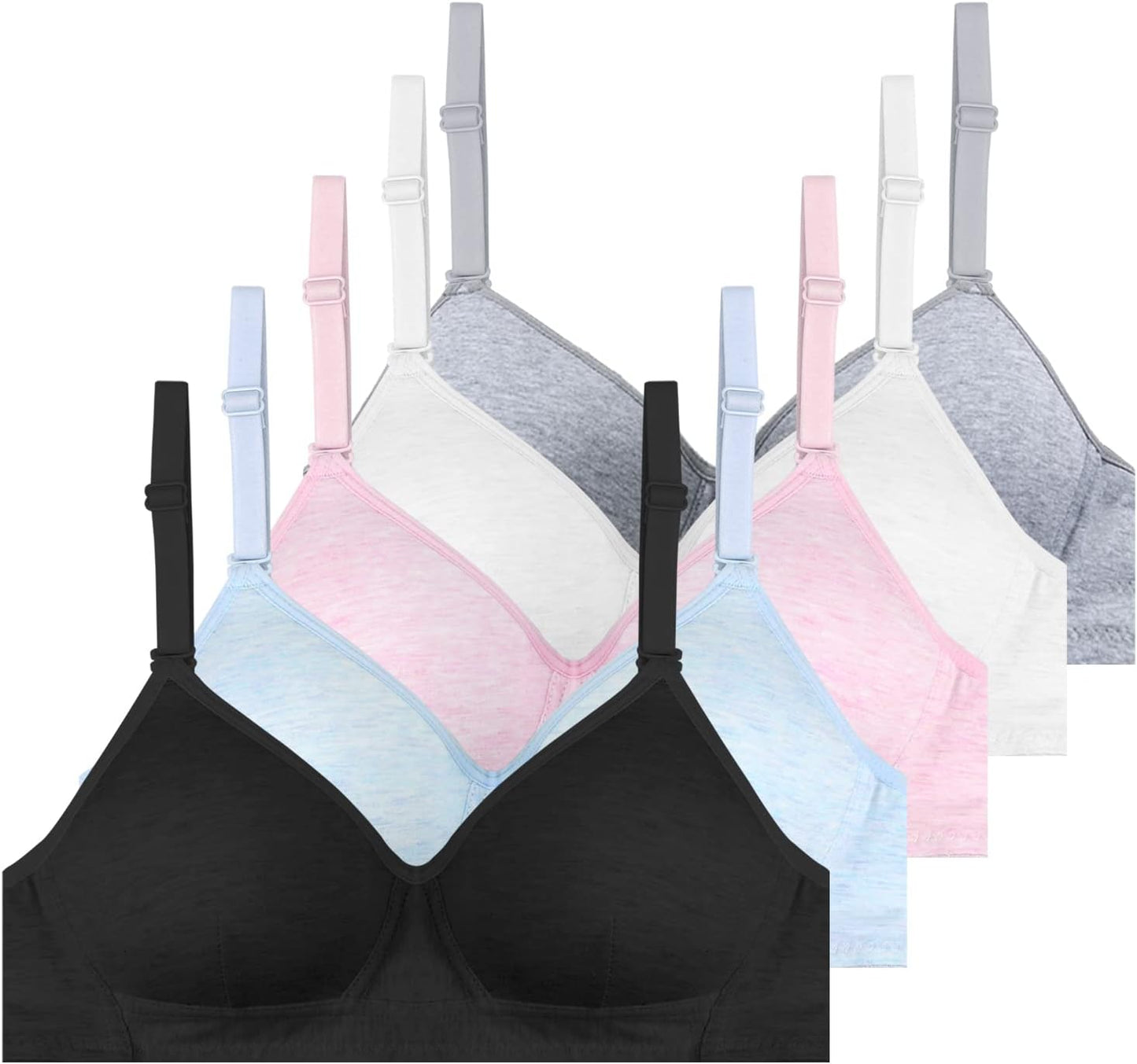 Phennie's Girls Training Bras for Teens - Soft Cotton Comfort
