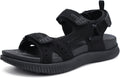 KuaiLu Men's Summer Hiking Sandals with Arch Support for Comfort