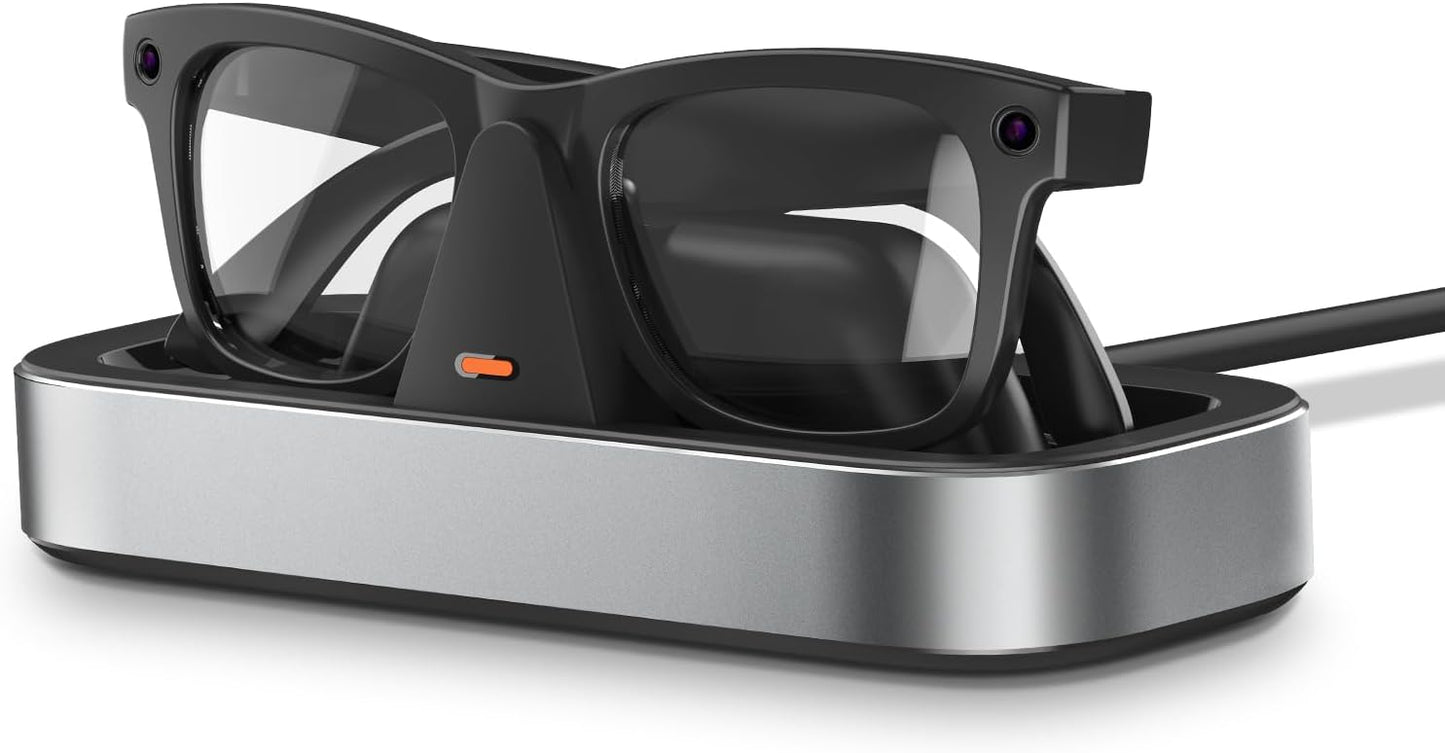 Charging Station for Meta Ray-Ban Glasses with LED Indicator