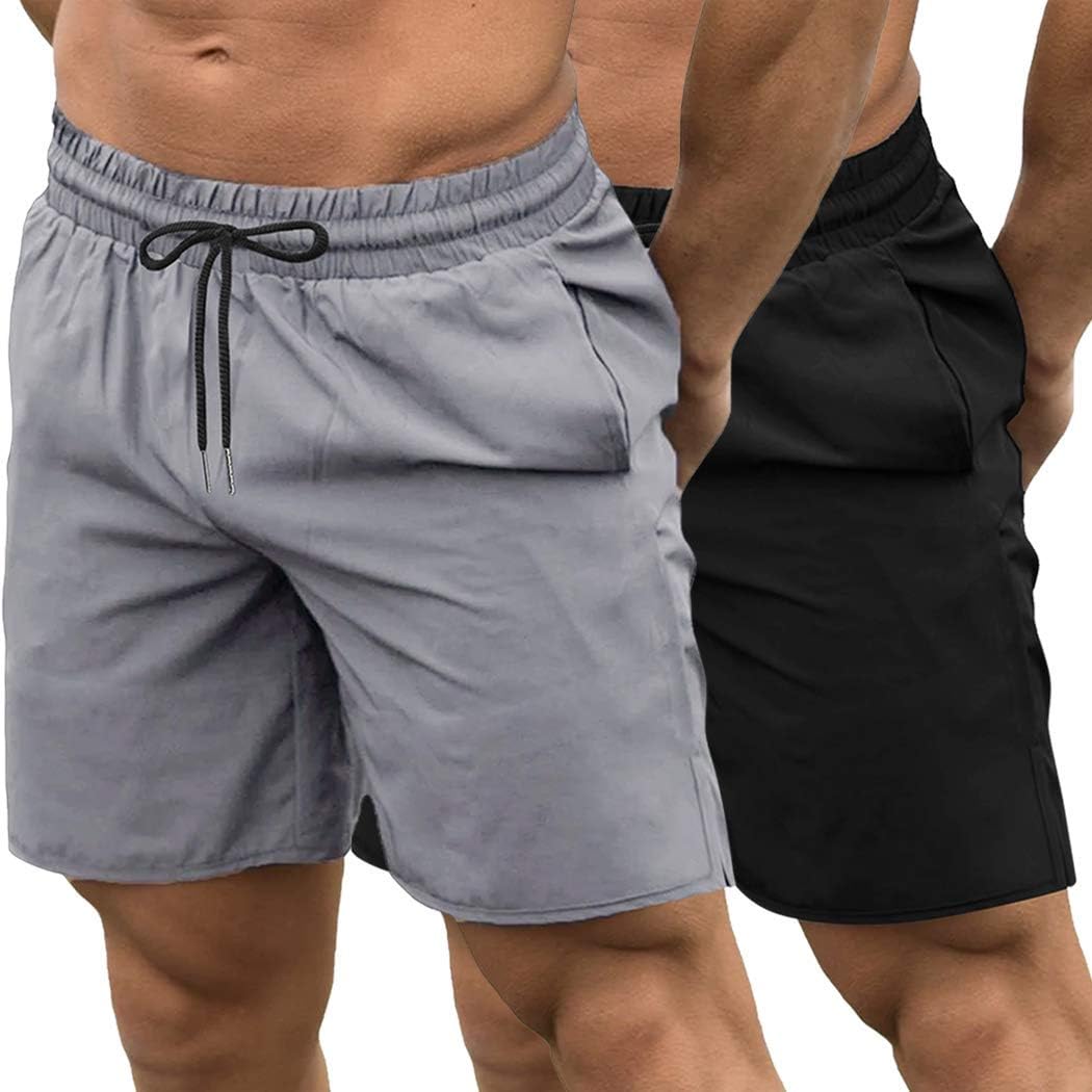 COOFANDY Men's Gym Shorts: Lightweight 4-Way Stretch Comfort