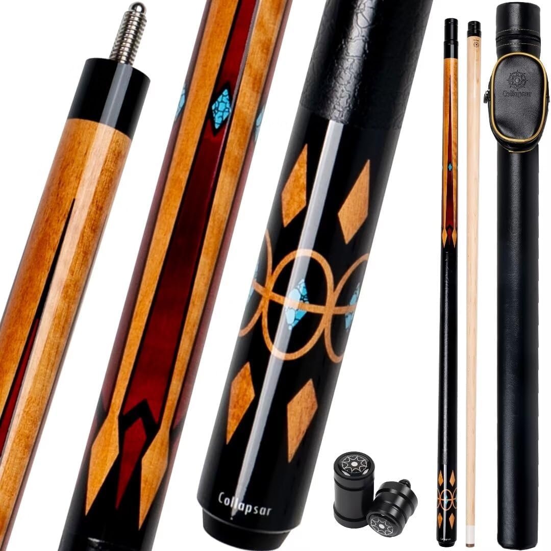 Collapsar CA Pool Stick with Hard Case for Professional Play