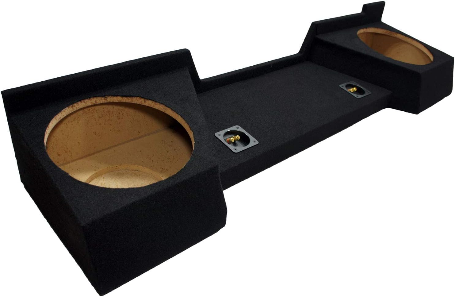 Dual 12in Subwoofer Enclosure for Chevy Silverado 2007-2013