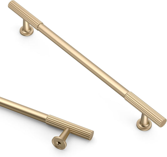 10 Pack 10 Inch Champagne Copper Cabinet Pulls for Kitchen
