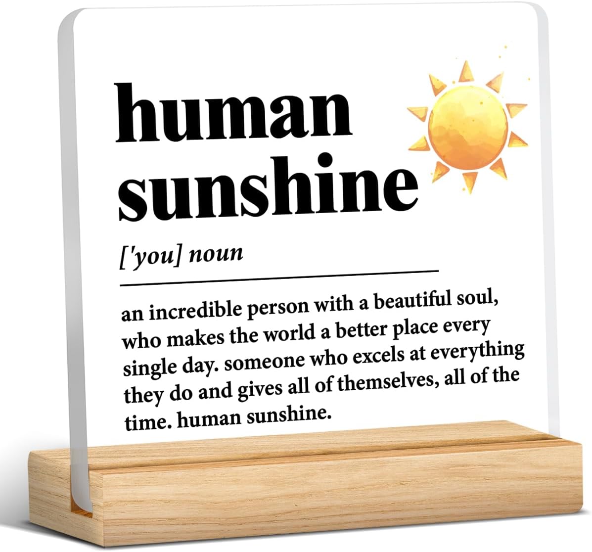 Personalized Motivational Desk Sign - Zauly