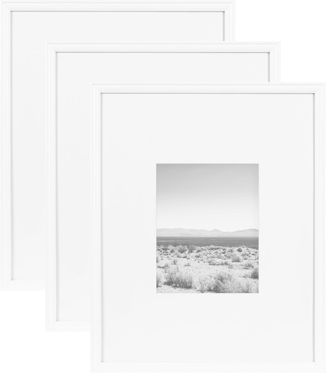 Adlynn Coastal Rectangle Picture Frame Set of 3 for Gallery Wall
