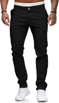 ALLABREVE Men's Chinos Slim Fit Stretch Dress Pants - Lightweight size
