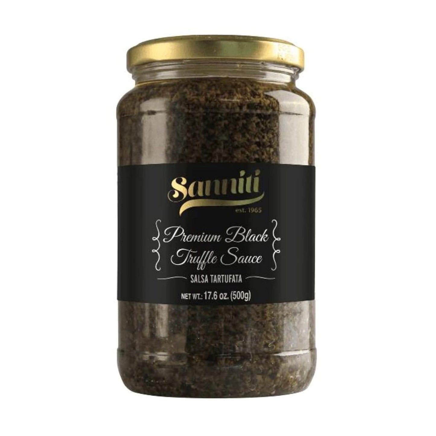 Sanniti Italian Premium Black Truffle Sauce for Gourmet Dishes
