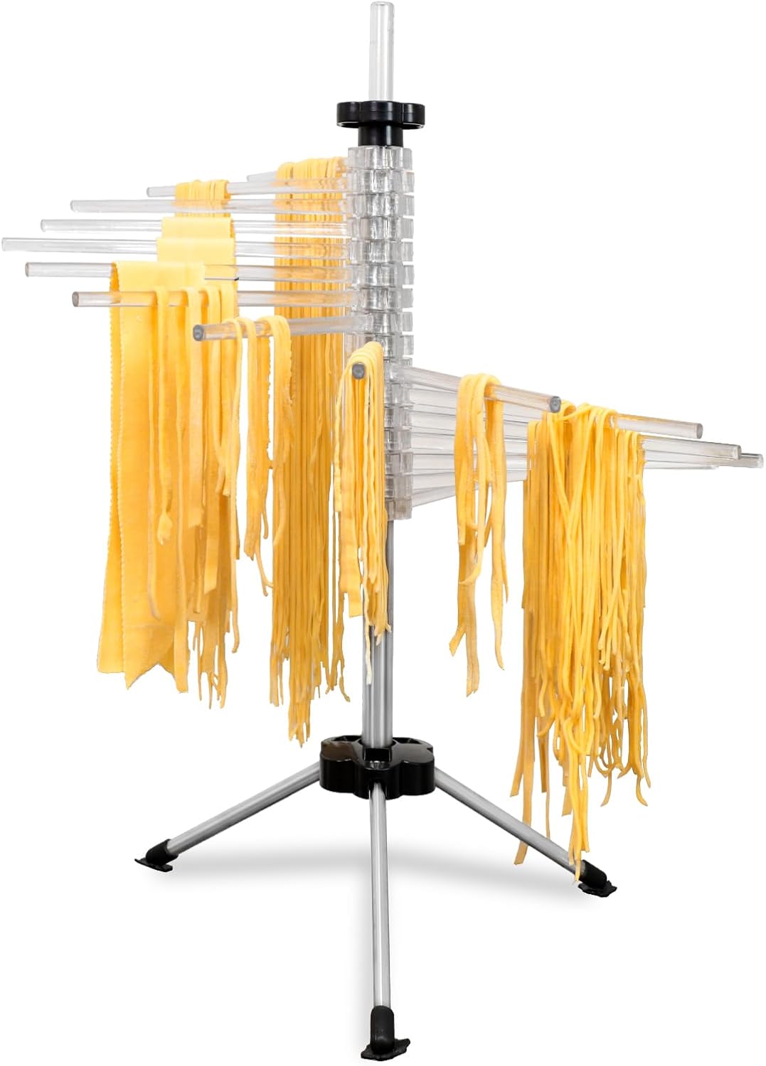 Baihang 360 Rotation Pasta Drying Rack: Collapsible & Spacious