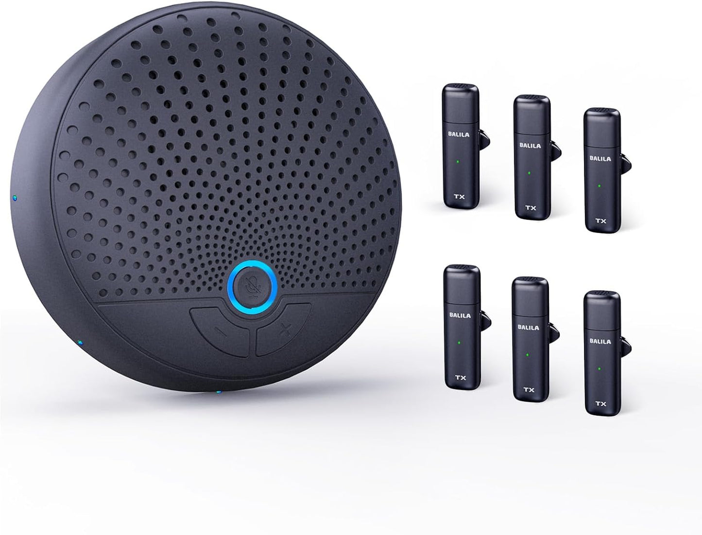 Wireless Mic Conference Speaker, AI Noise Reduction, BALILA