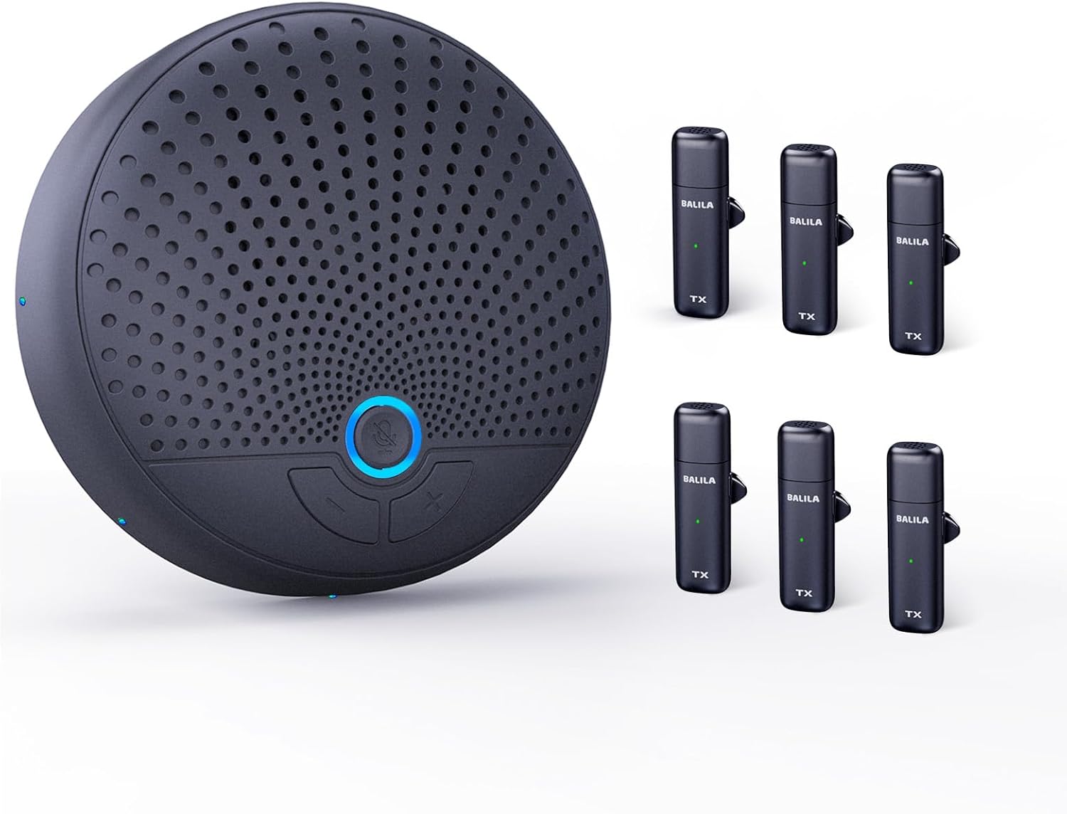 Wireless Mic Conference Speaker, AI Noise Reduction, BALILA