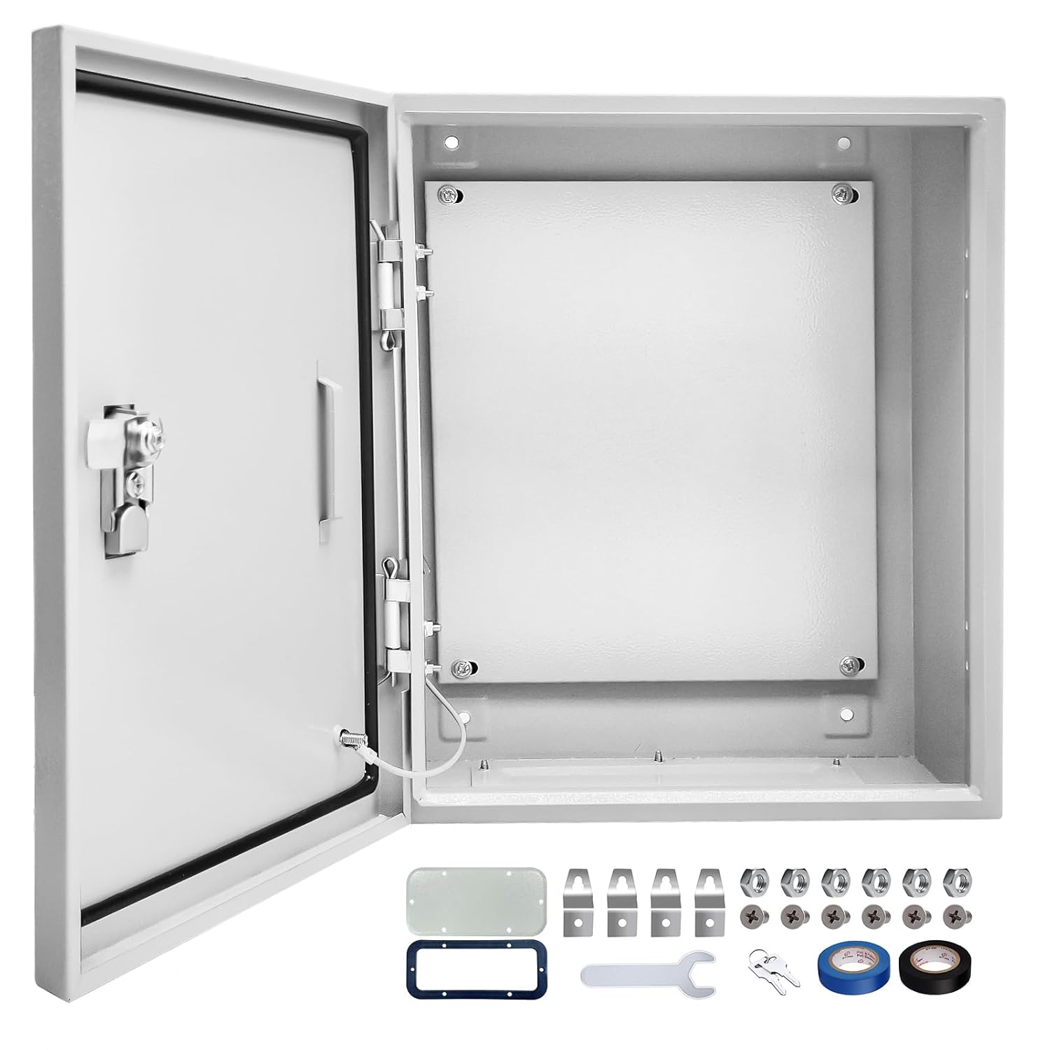 Outdoor Electrical Box 24x24x8ft' NEMA 4X Waterproof Junction Box