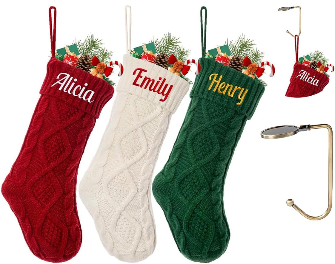 Personalized Christmas Stockings for Family Holiday Cheer