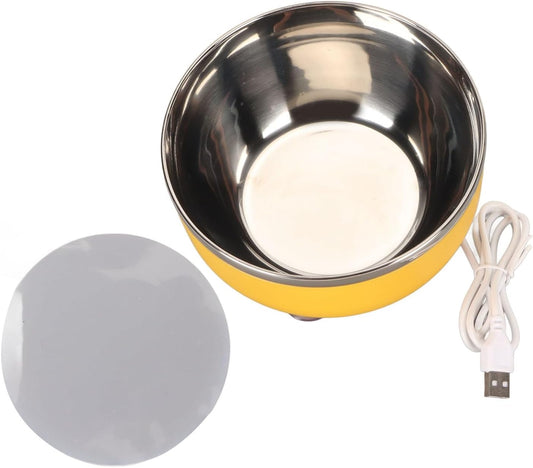 Rapidly Heated Stainless Steel Pet Bowl by Yunir