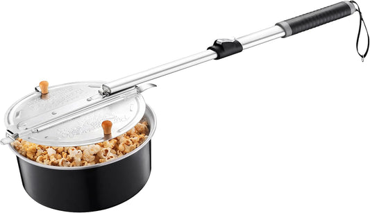 Telescoping Campfire Popcorn Popper