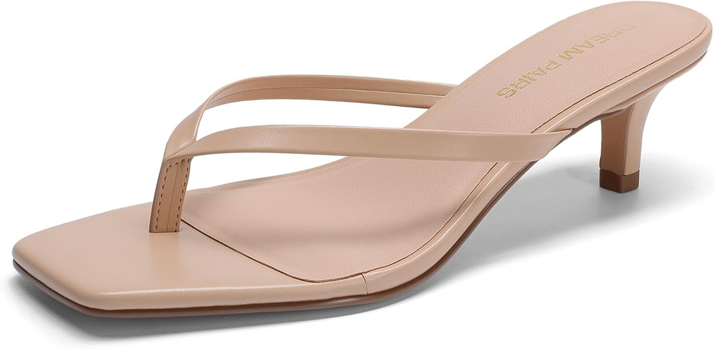 DREAM PAIRS Kitten Heels for Women: Stylish Summer Sandals